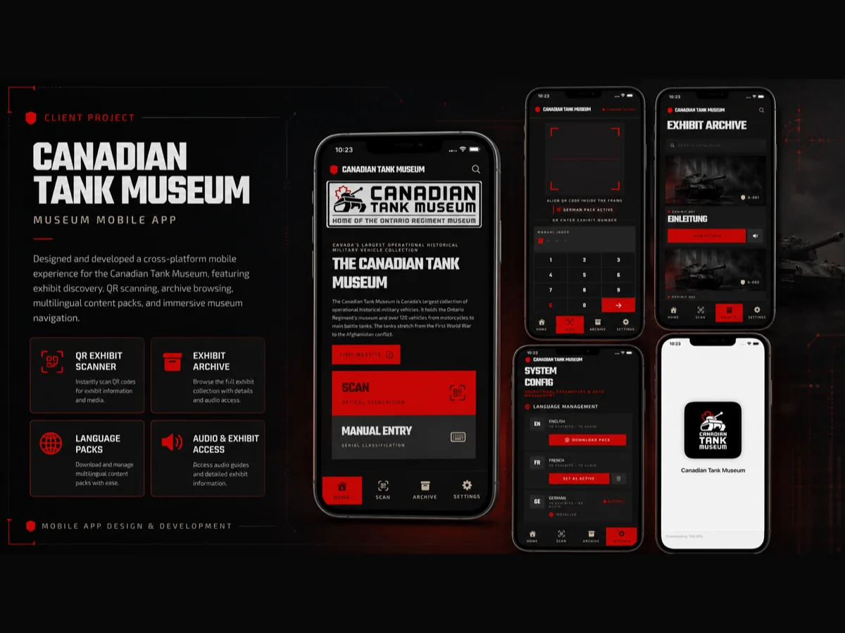 Canadian Tank Museum project screenshot